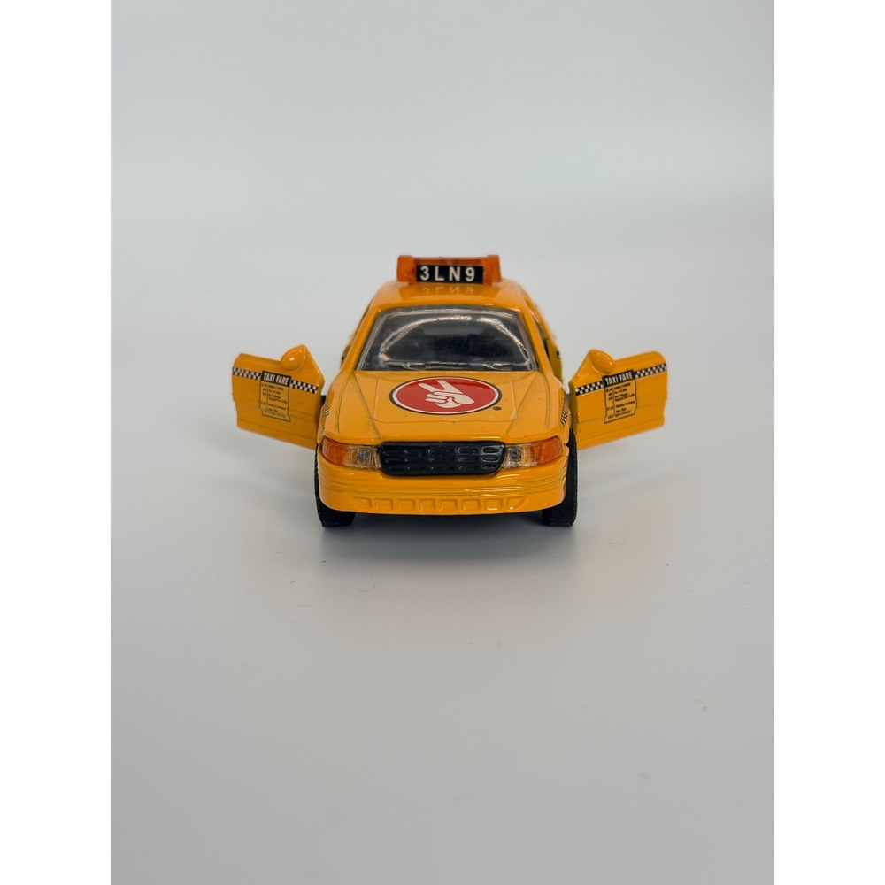 RARE Vendor's Sample Kendall Motor Oil Yellow NY‎ Taxi Cab Diecast Car Pull N Go